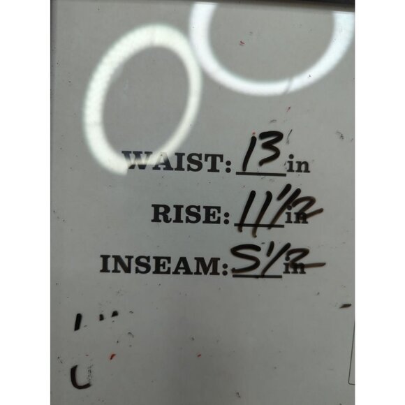 Vintage TAIL Shorts 9/10 Red Label With Belt Lt blue high rise AS IS Runs small - Picture 12 of 12